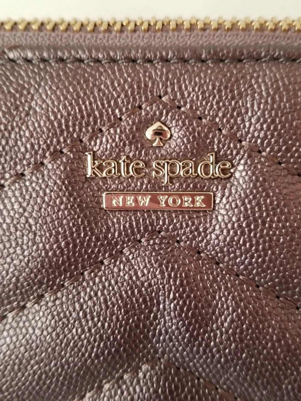 Kate Spade Large Quilted Clutch Wristlet
